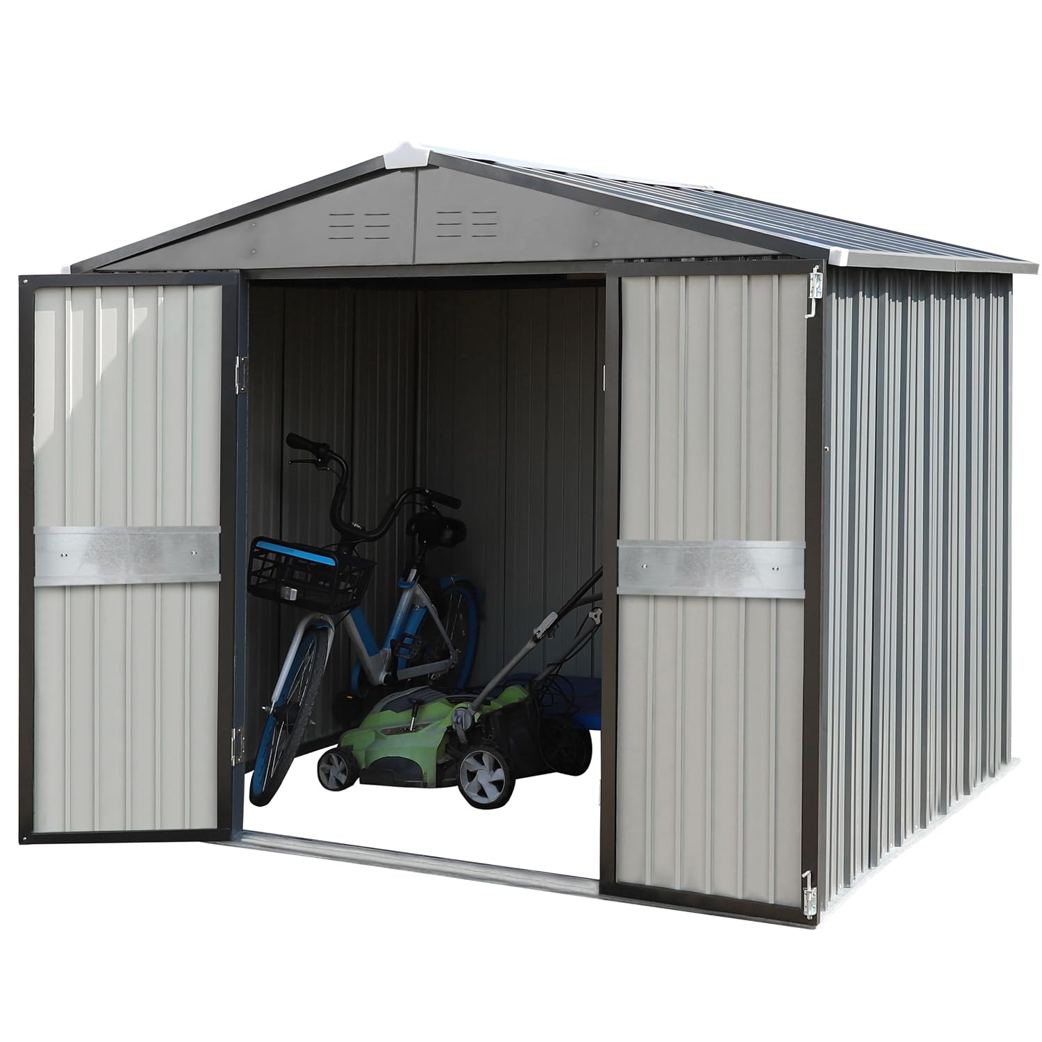 Outdoor Furniture With Storage - Casetta da Giardino 3x3m con Doppia