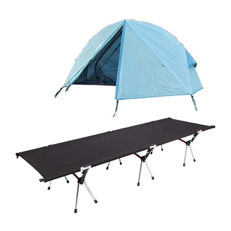 Camping Cot Foldable - Lettino Pieghevole in Lega di Alluminio
