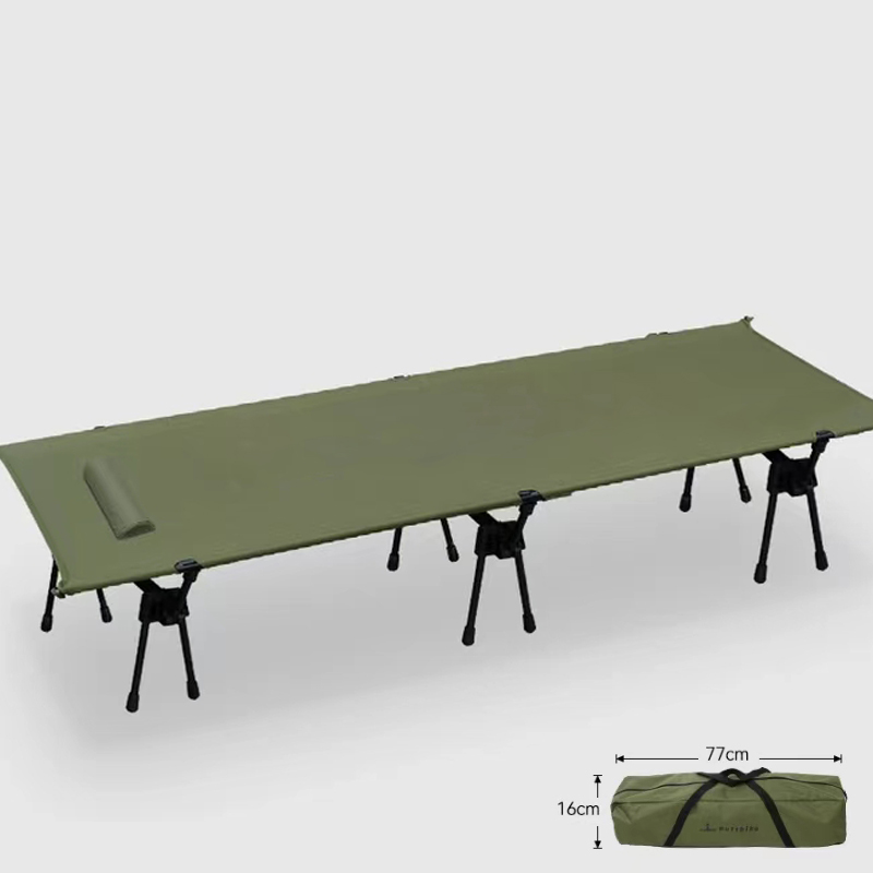 Camping Cot Foldable - Lettino da Campeggio Pieghevole Ultraleggero Moderno,