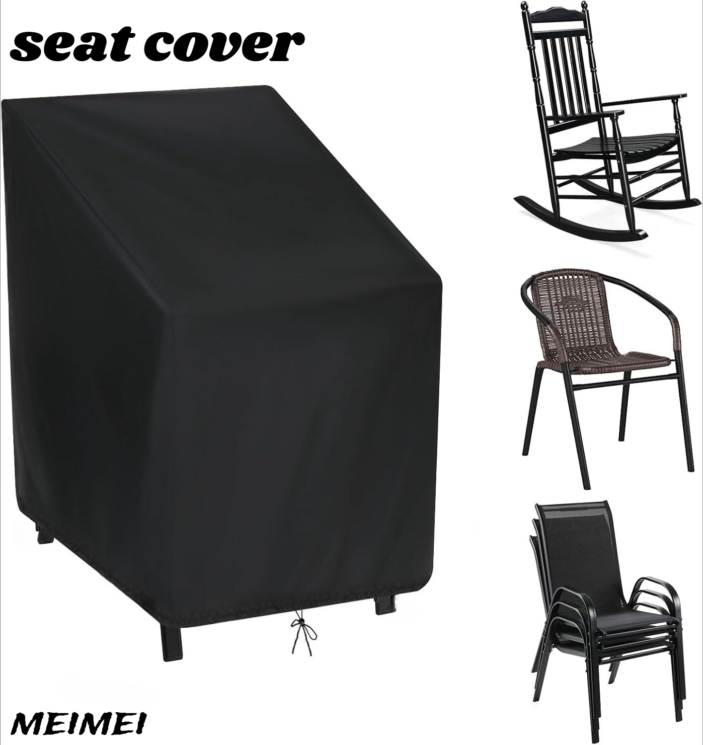 Outdoor Furniture With Storage - Borsa portaoggetti con copertura antipolvere per