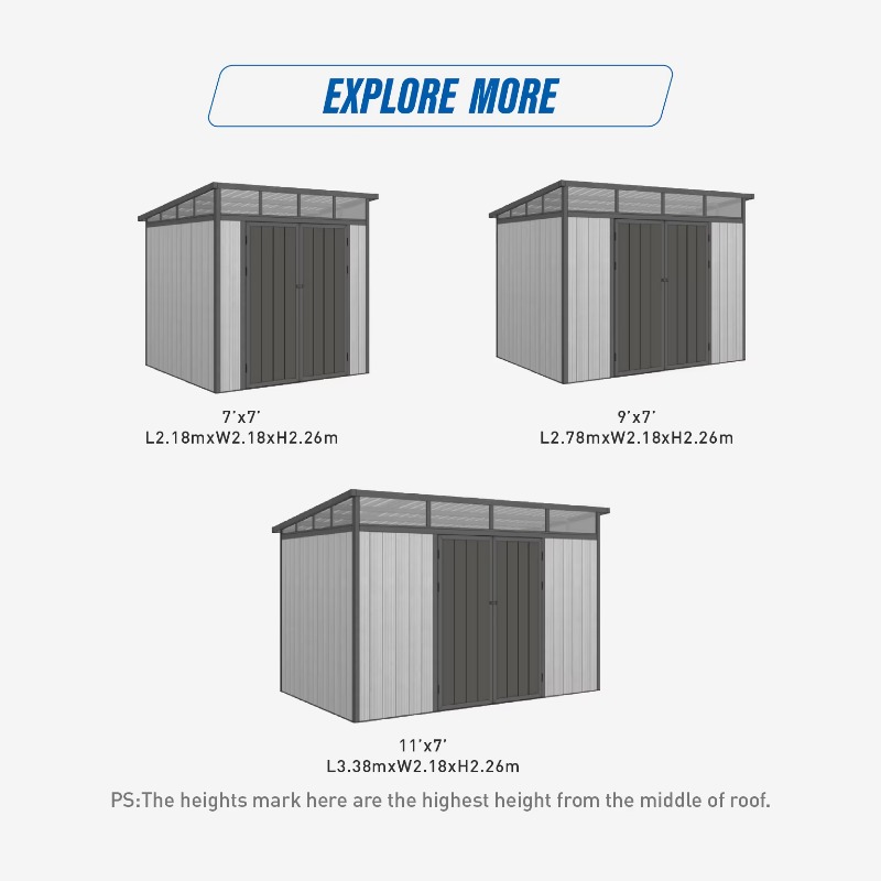 D2833 3M*3M Capanno per Attrez - Outdoor Furniture With Storage recensione e prezzo