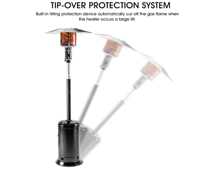 Stufa a Gas Propano da Esterno - Patio Heater Standing recensione e prezzo