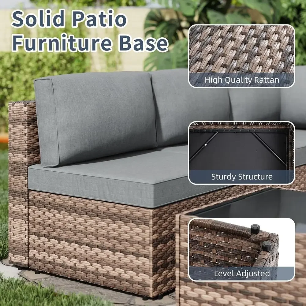 Set di mobili da esterno compo - Outdoor Furniture With Fire Pit recensione e prezzo