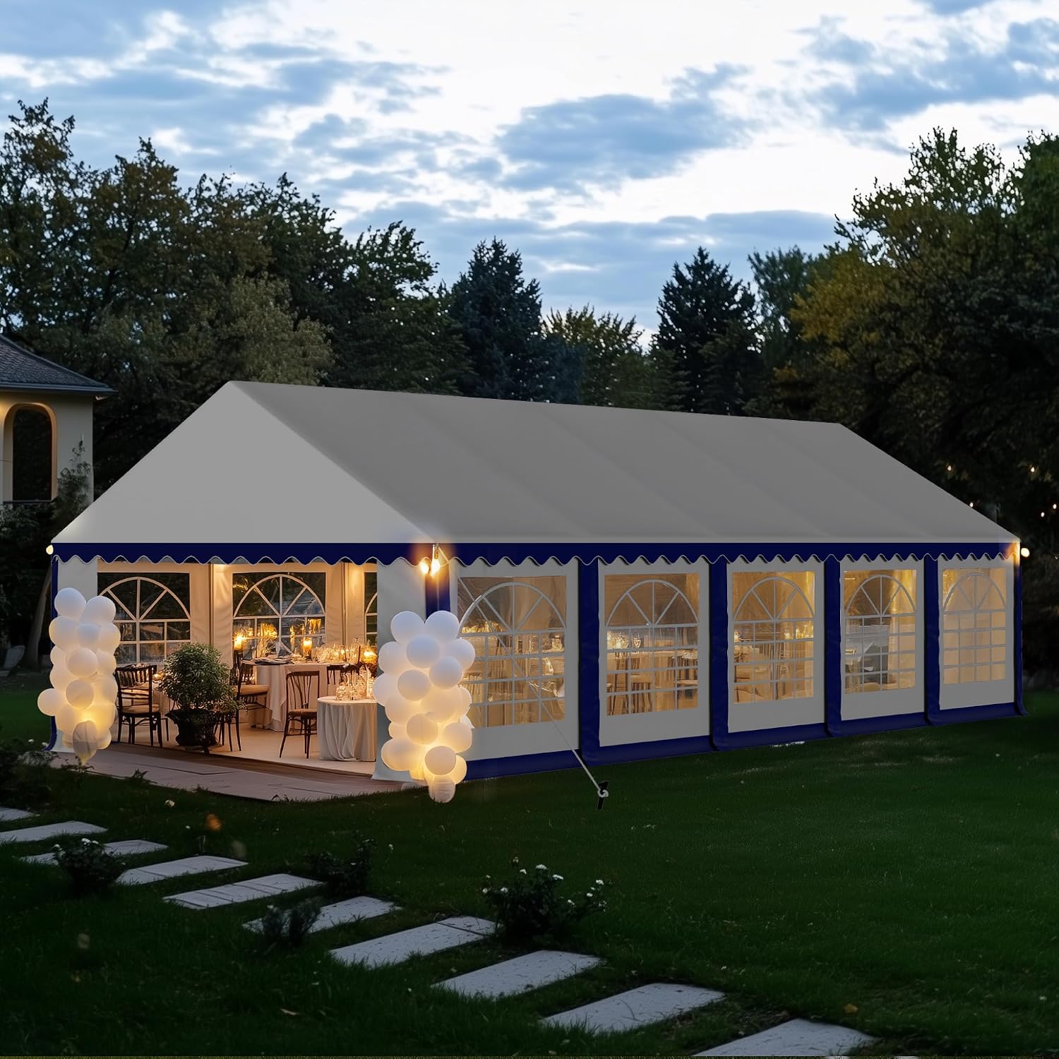 Tenda per Feste 16x32ft, Tende - Outdoor Furniture Heavy recensione e prezzo
