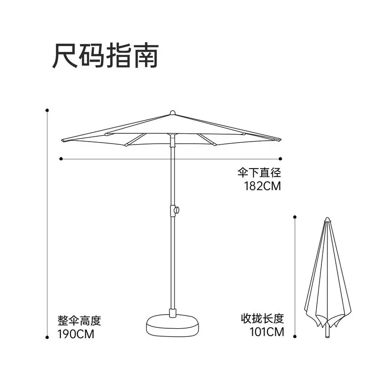 Ombrellone da Esterno a Righe  - Outdoor Furniture Vendors recensione e prezzo