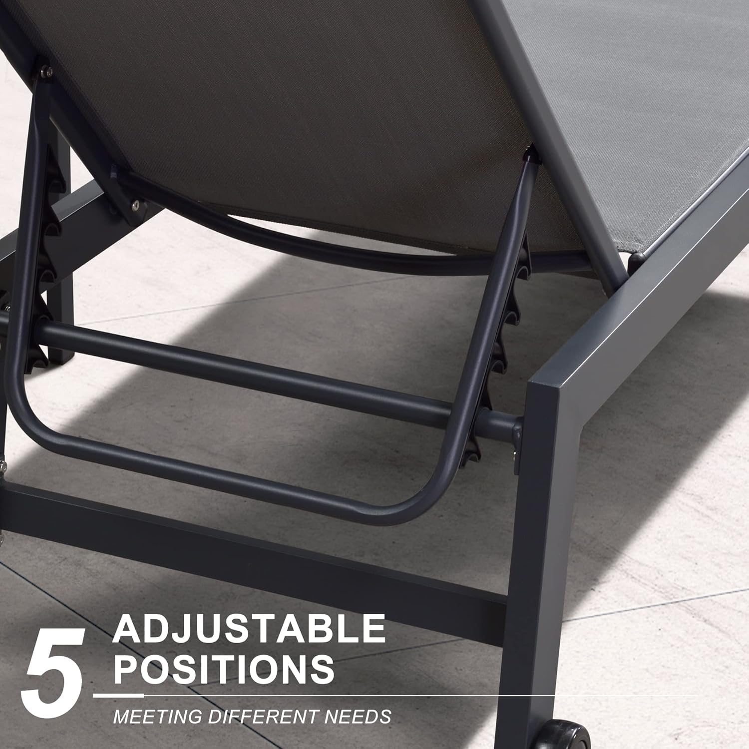 Set di 2 Poltrone da Patio Lar - Outdoor Furniture Recliner Set recensione e prezzo