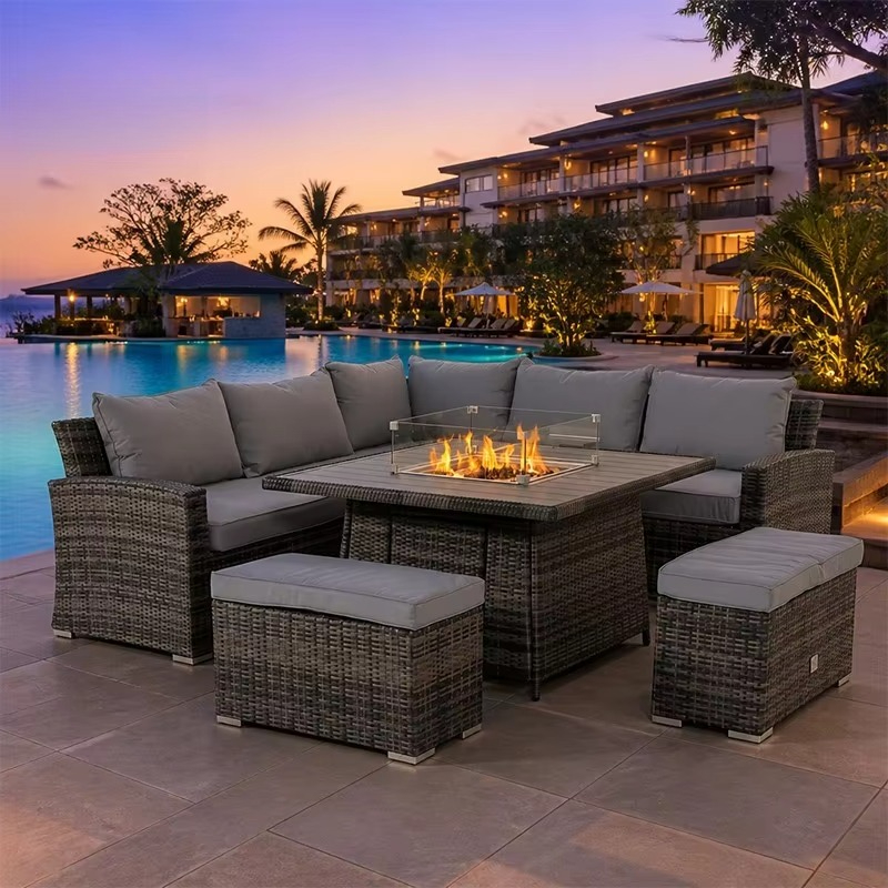 Set di Mobili da Giardino Mode - Outdoor Furniture With Fire Pit recensione e prezzo