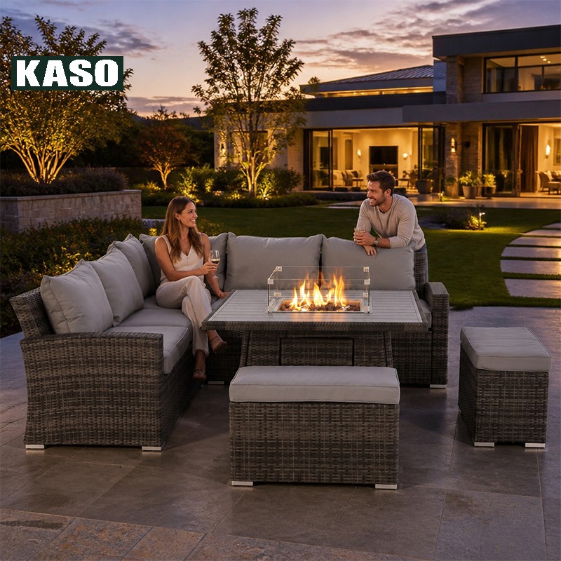 Set di Mobili da Giardino Mode - Outdoor Furniture With Fire Pit recensione e prezzo