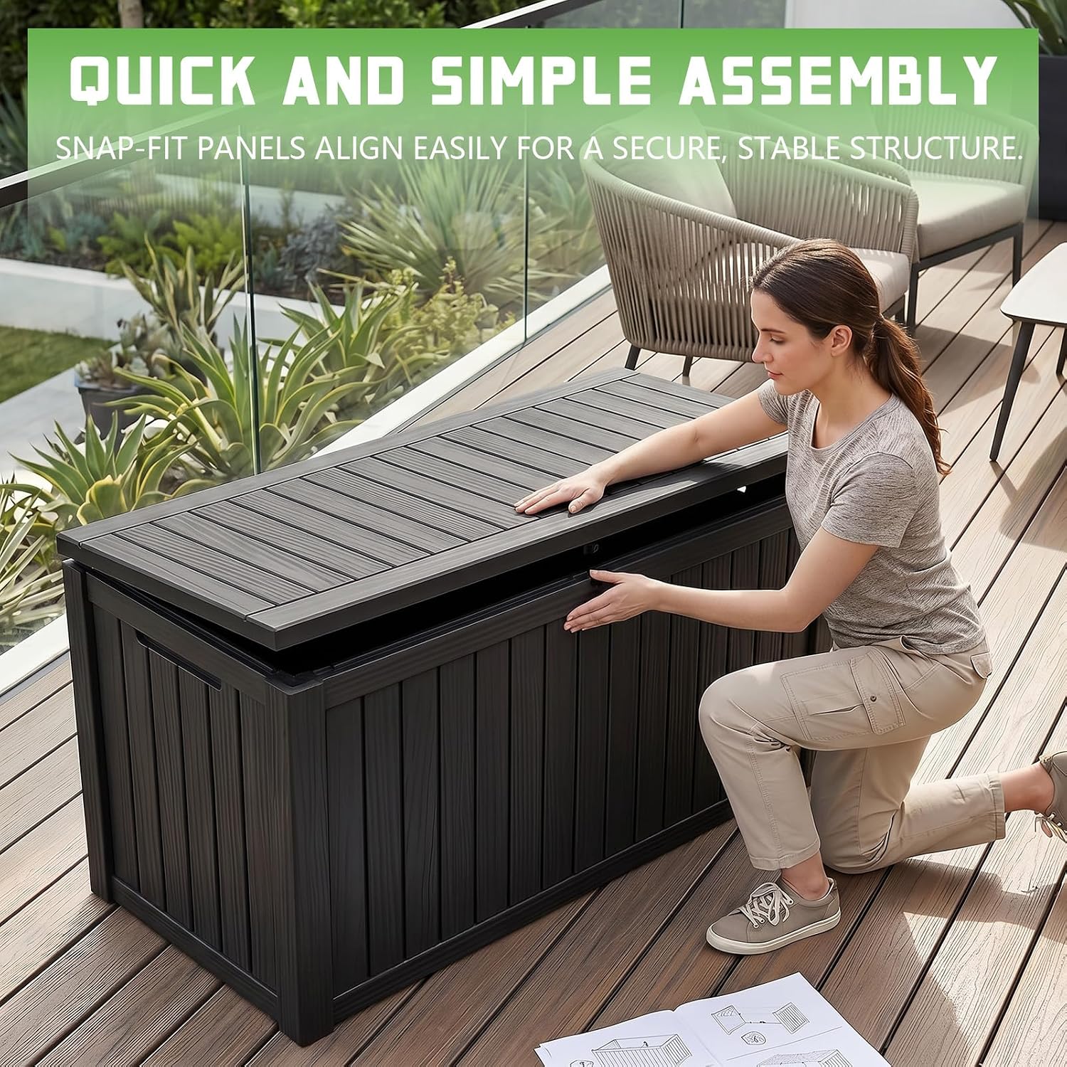 Cassa da Esterno in Resina da  - Outdoor Furniture With Storage recensione e prezzo