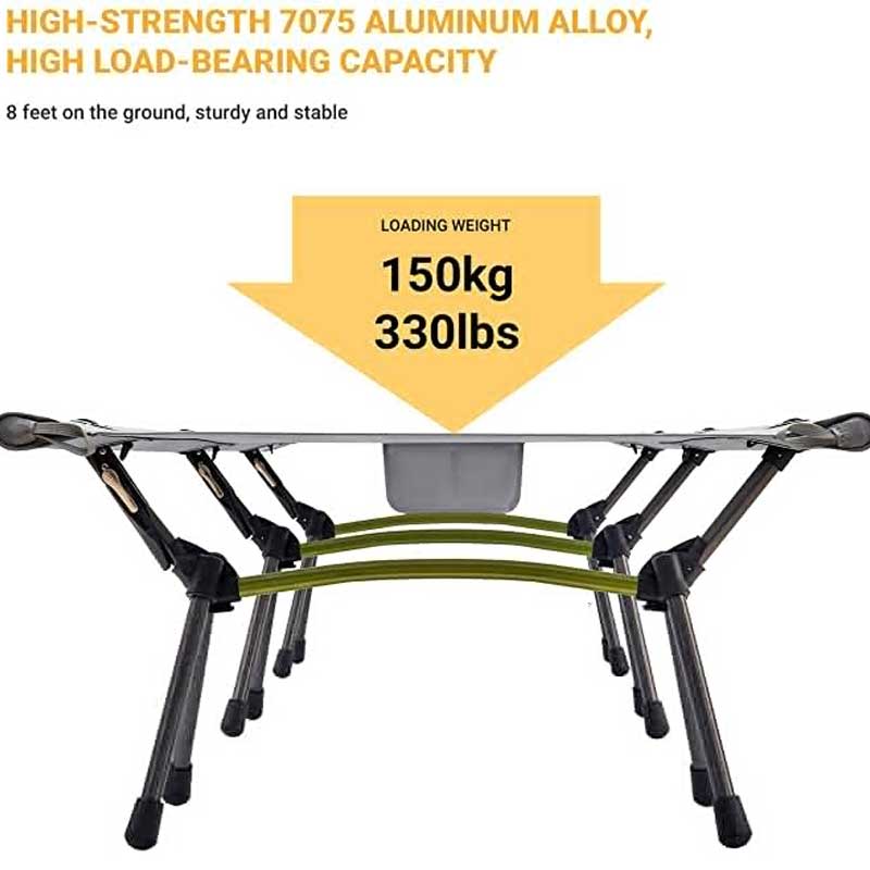 Nuovo Lettino da Campeggio Pie - Camping Cot Foldable recensione e prezzo