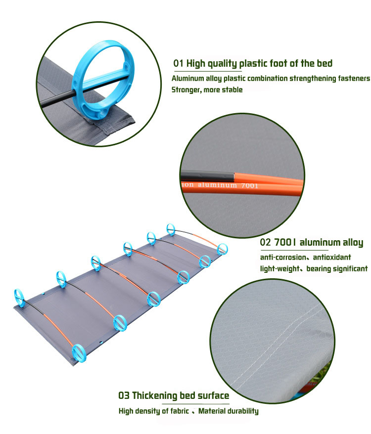 Lettino da campeggio in allumi - Camping Cot Foldable recensione e prezzo