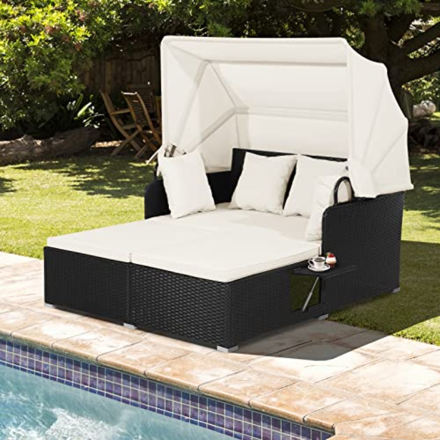 Set divano da esterno in vimin - Outdoor Daybed Sofa recensione e prezzo