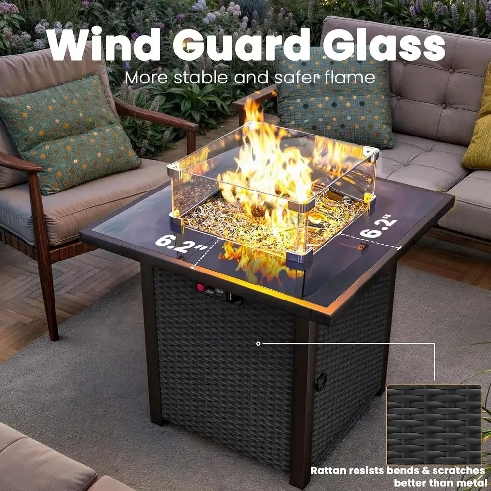 Set di mobili da esterno compo - Outdoor Furniture With Fire Pit recensione e prezzo