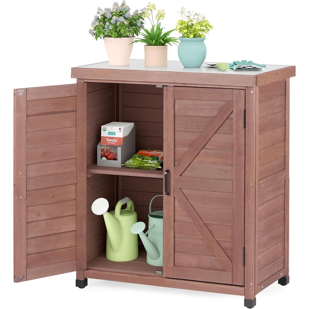 Mobile da Esterno con Piano in - Outdoor Furniture With Storage recensione e prezzo