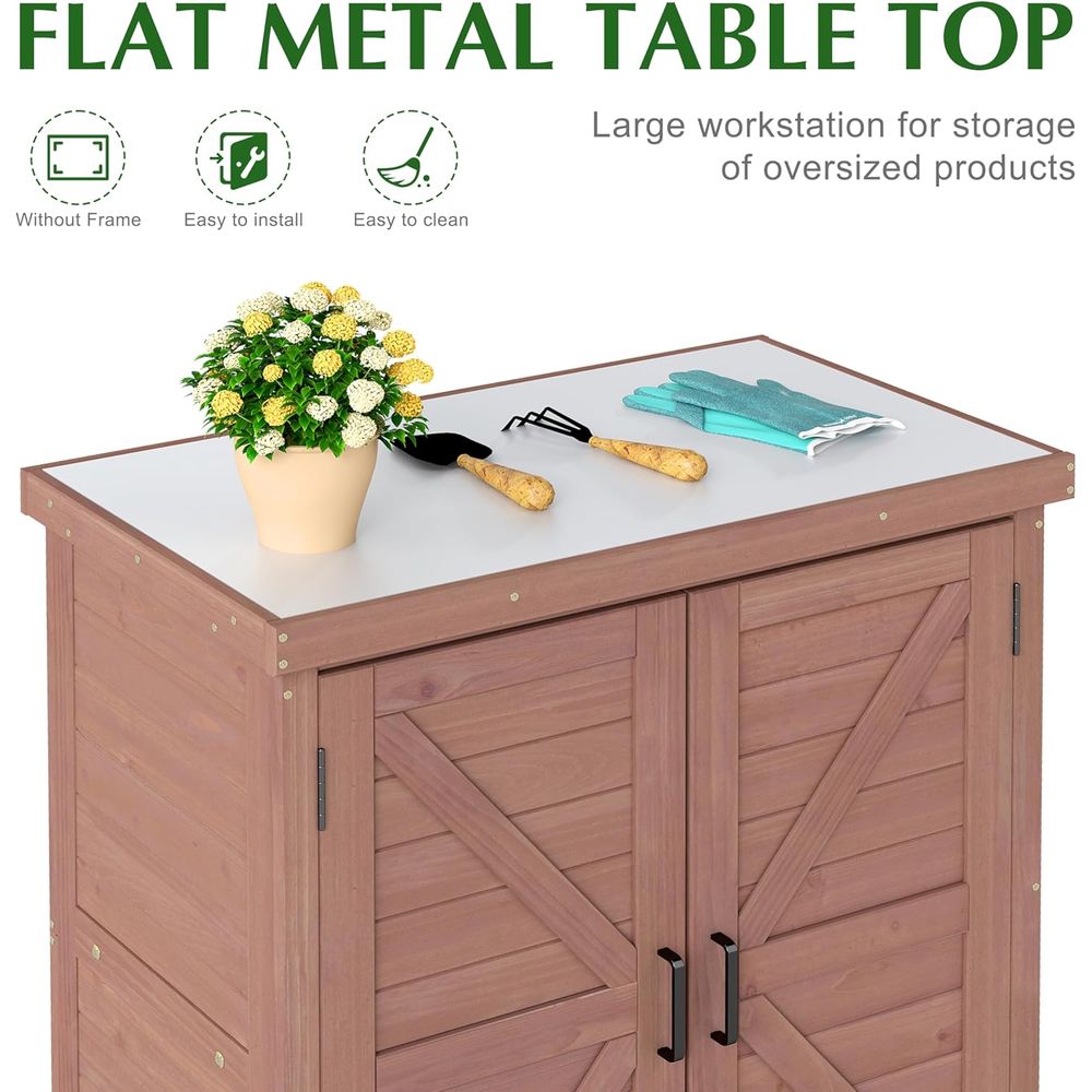 Mobile da Esterno con Piano in - Outdoor Furniture With Storage recensione e prezzo
